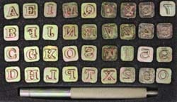 Alphabet & Number Sets | Mac-Lace Leather | Buy Leathercraft