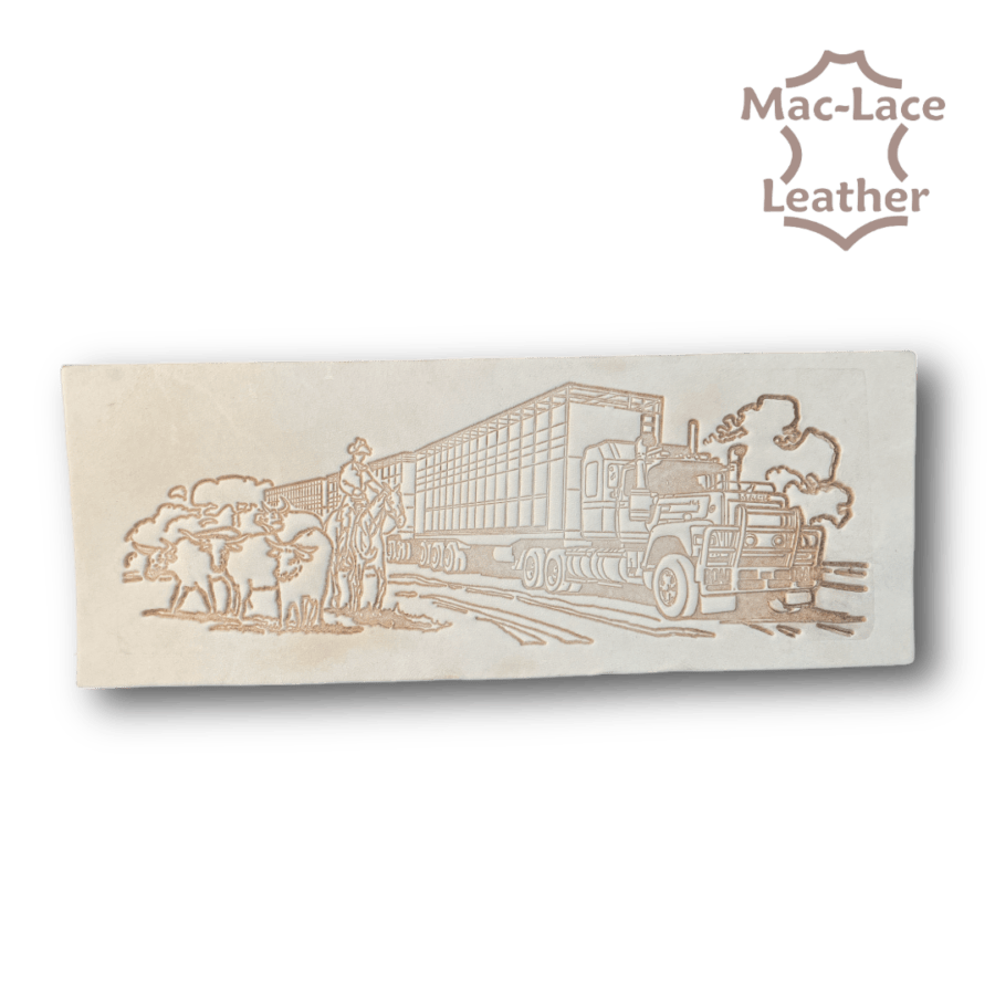 EMBOSSED WALLET BACK Road Train