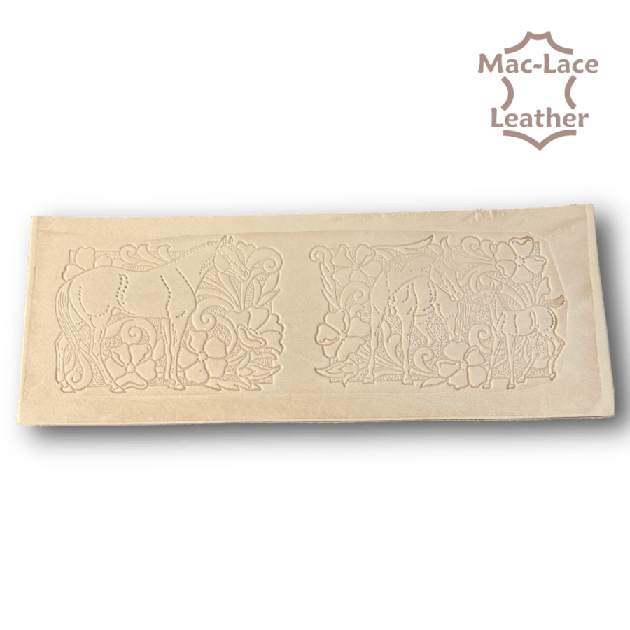 Embossed Walet Back Horse-Foal