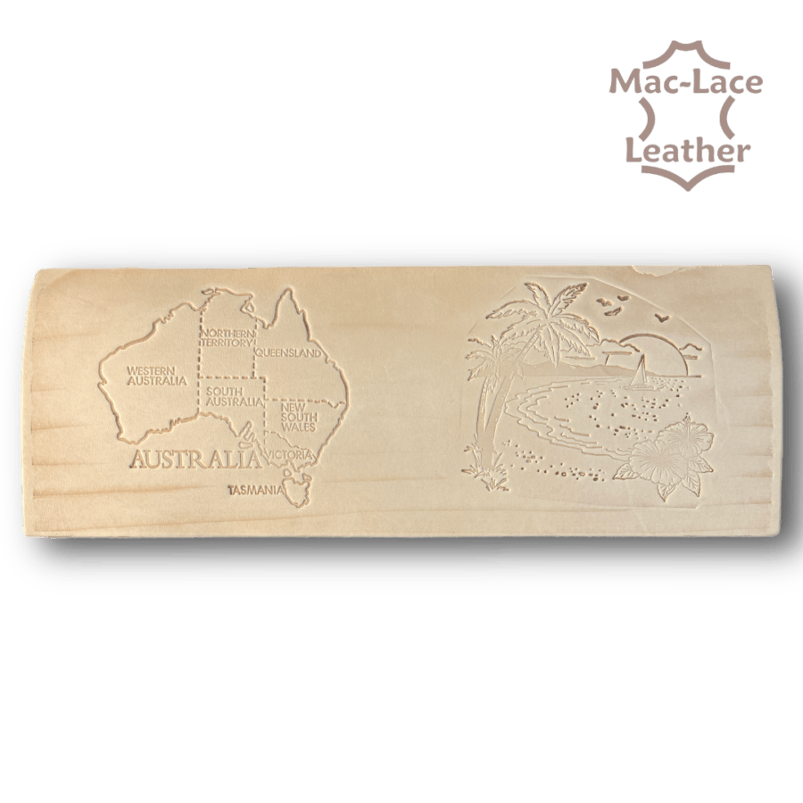Embossed Wallet-Back Australia Beach