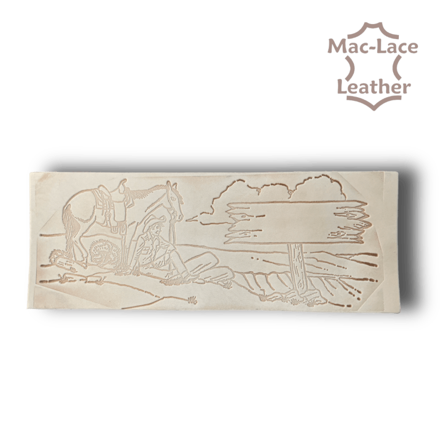 Embossed Wallet Back Drover