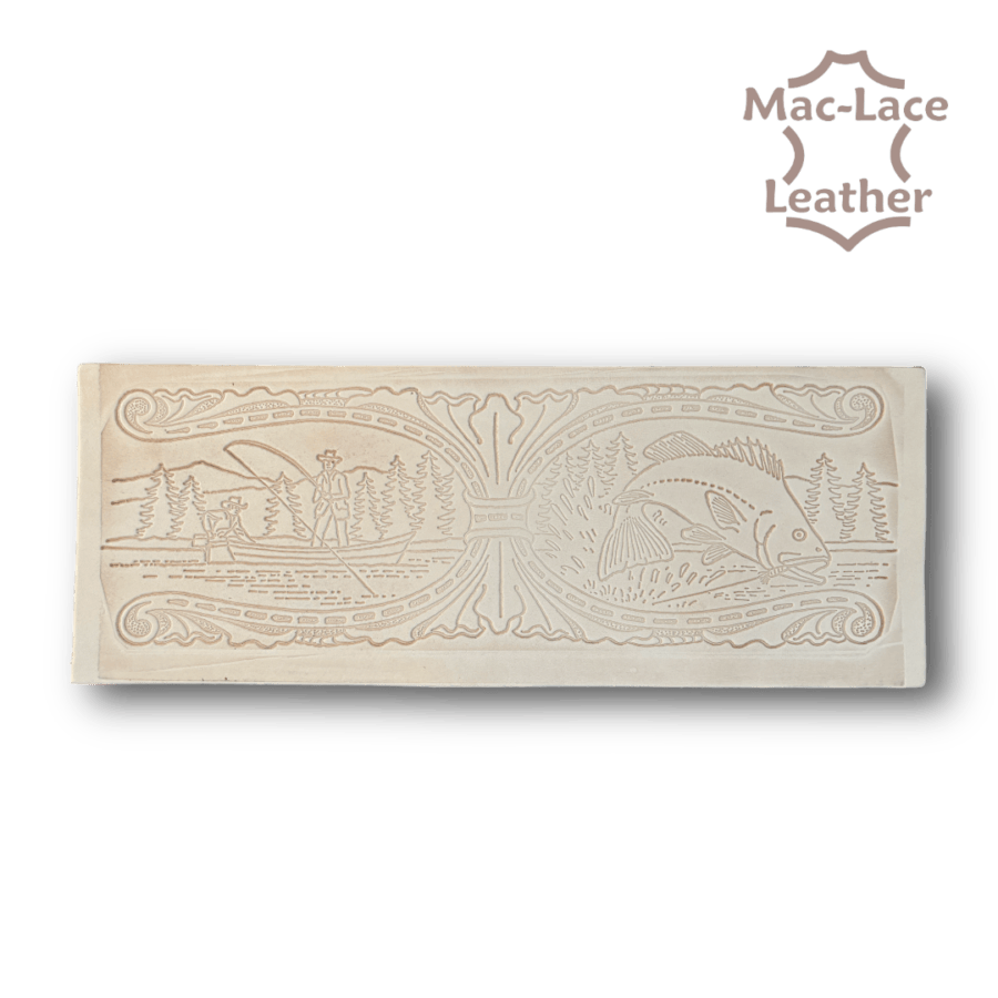 Embossed Wallet Back Fishing