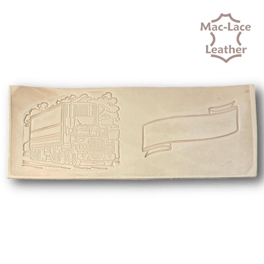 Embossed Wallet-Back Truck