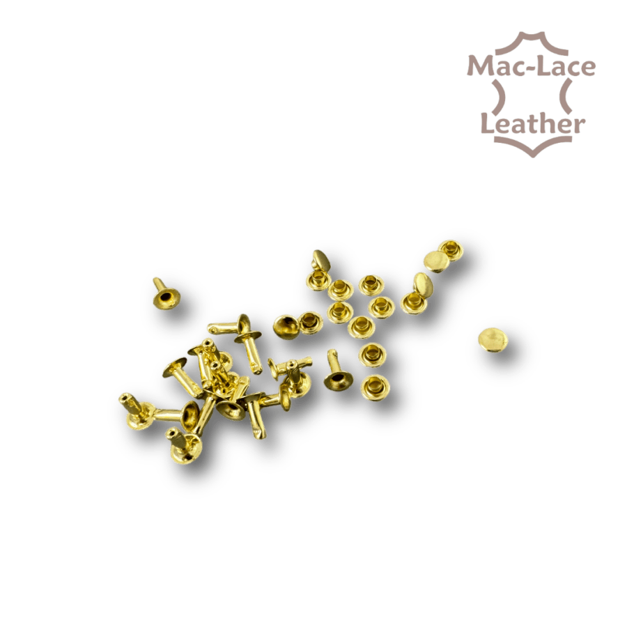 10mm Single-Cap Rivet Brass Pack of 2000