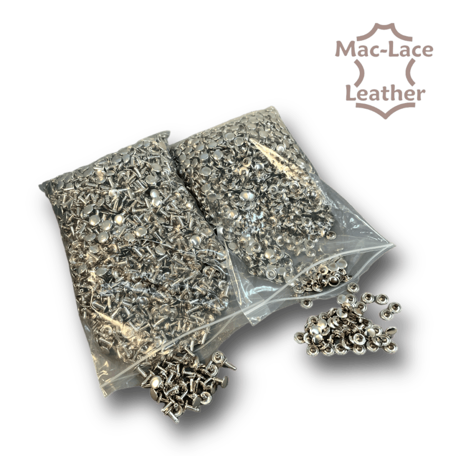 10mm Single-Cap Rivet Nickel Pack of 2000