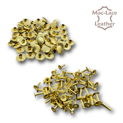 12mm Single-Cap Rivet Brass Pack of 2000