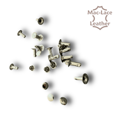 7mm Single-Cap Rivets Nickel Pk of 100