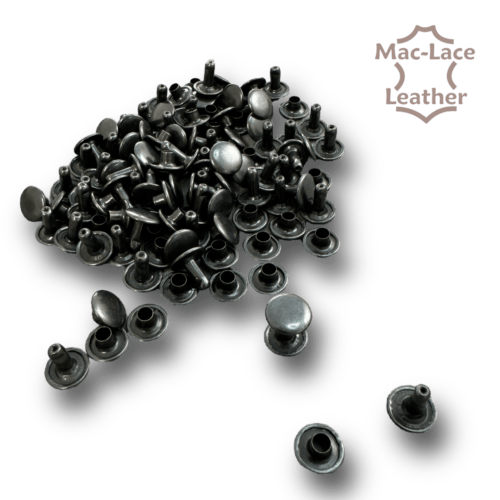 8mm Double-Cap Rivet Antique Pack of 100