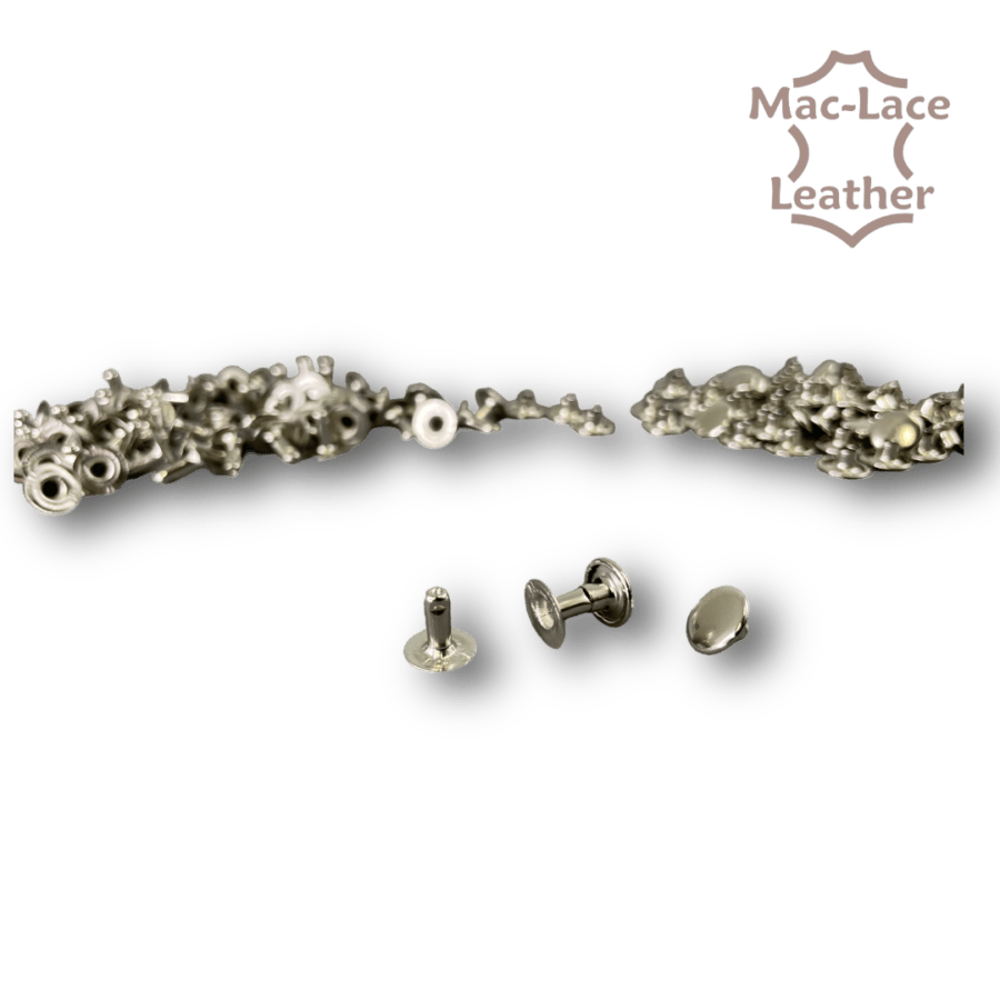 9mm Single-Cap Rivet 8mm Nickel Pack of 2000