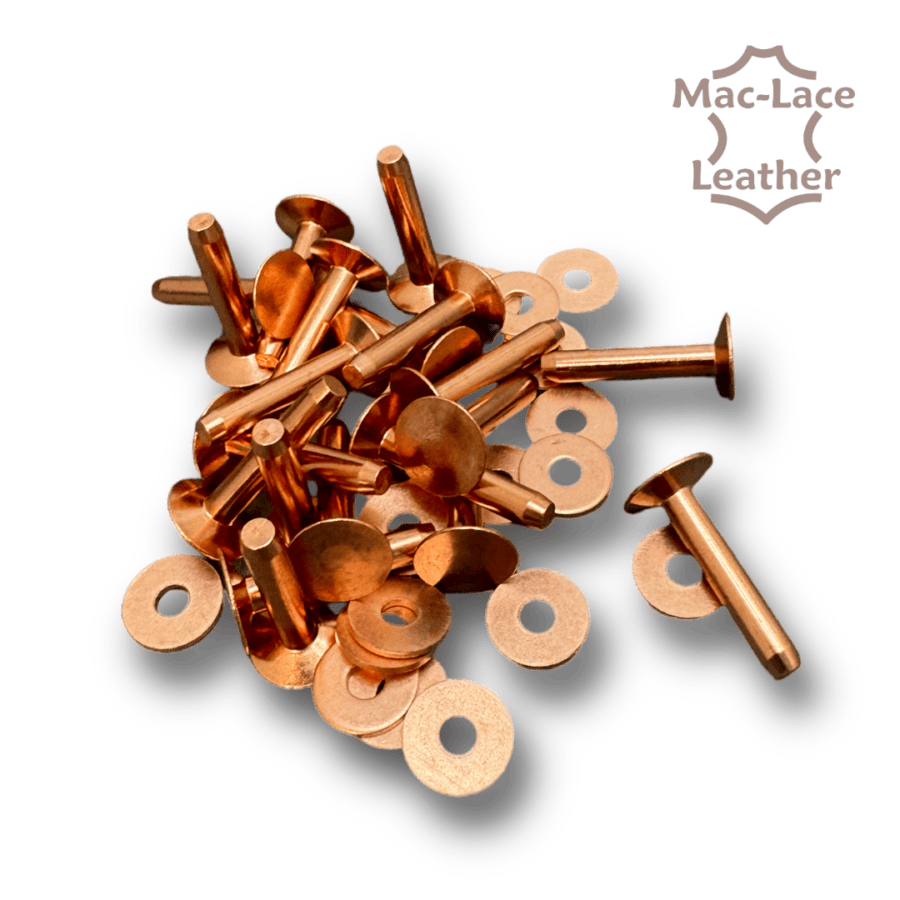 Copper Rivets 6G 25mm Pack of 20