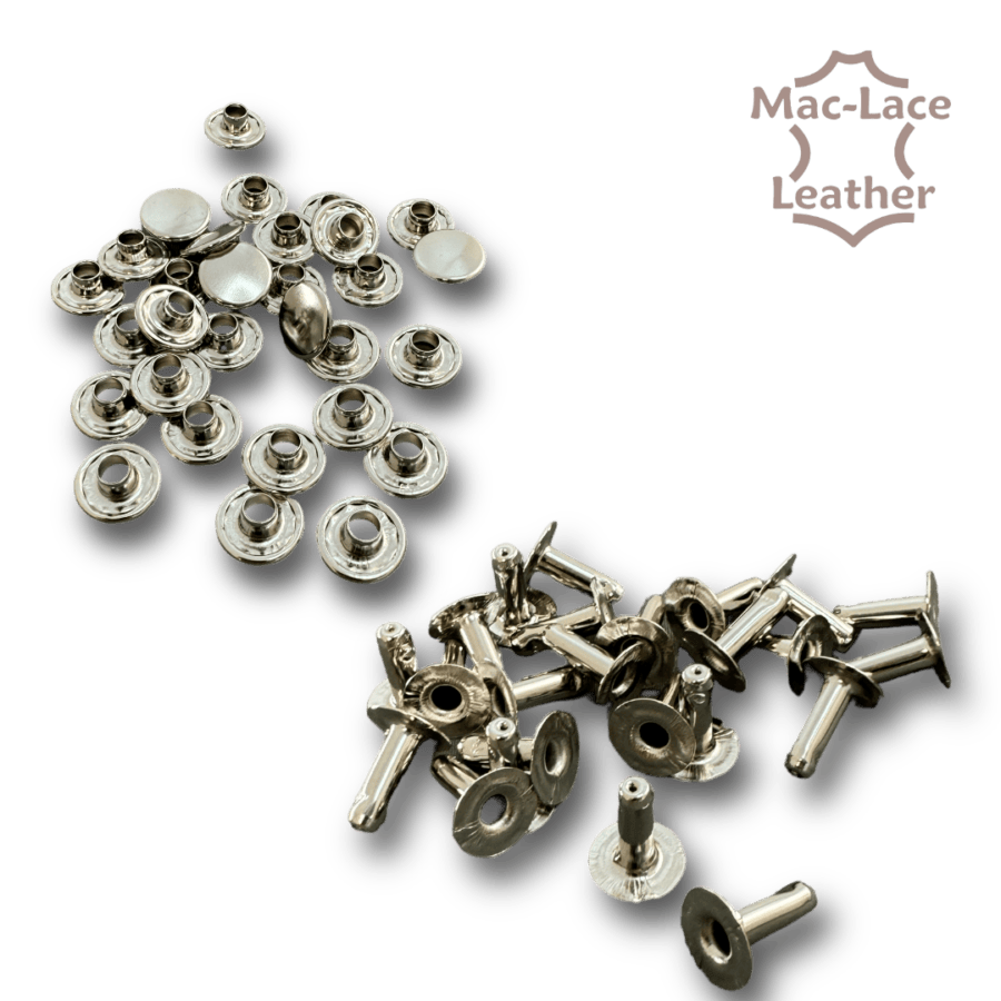 Single-Cap 12mm Rivet Nickel Pack of 1000