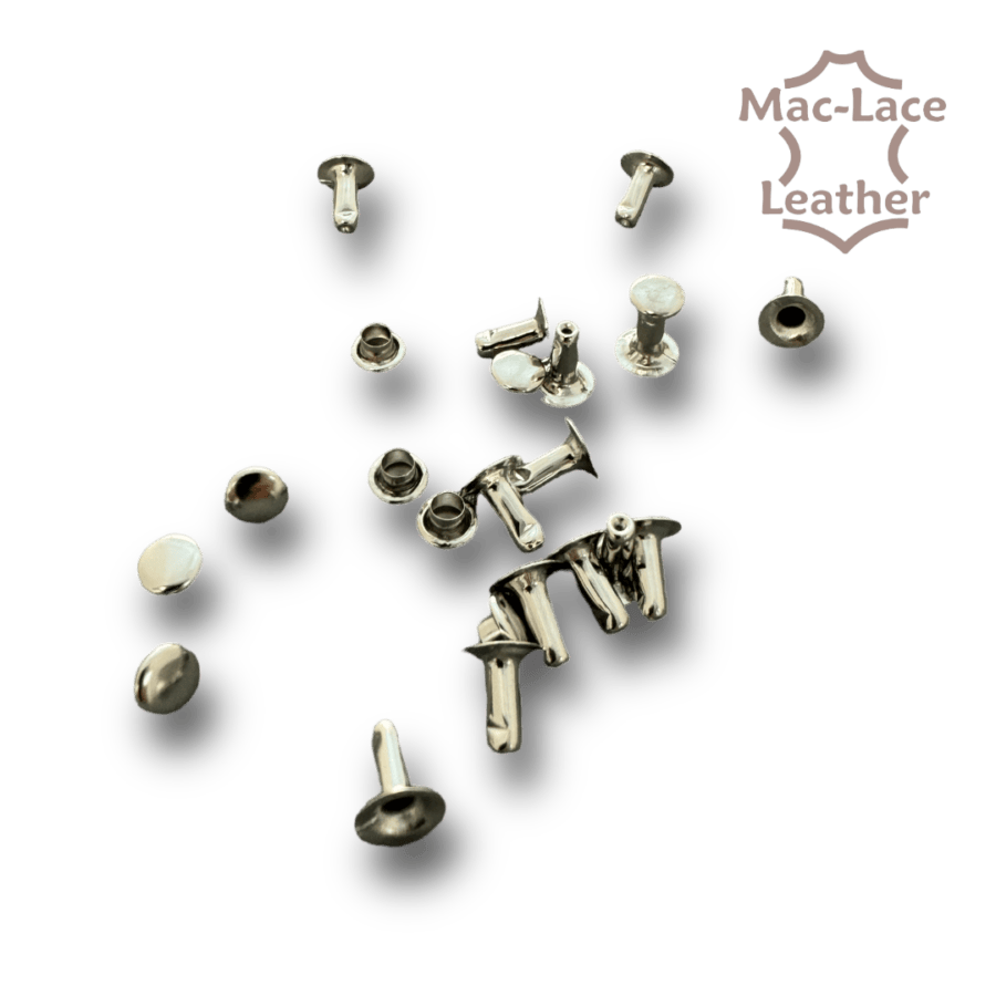Single-Cap 8mm Rivets Nickel Pack of 100