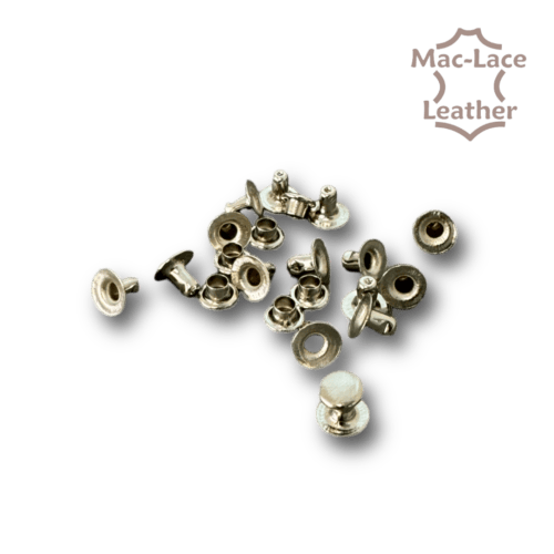 Single-Cap Nickel Rivet 5mm Pack of 100