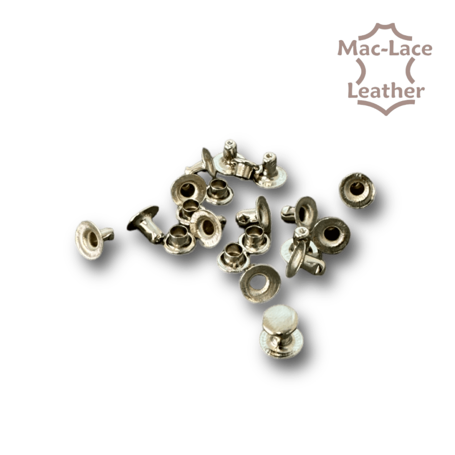 Single-Cap Nickel Rivet 5mm Pack of 100