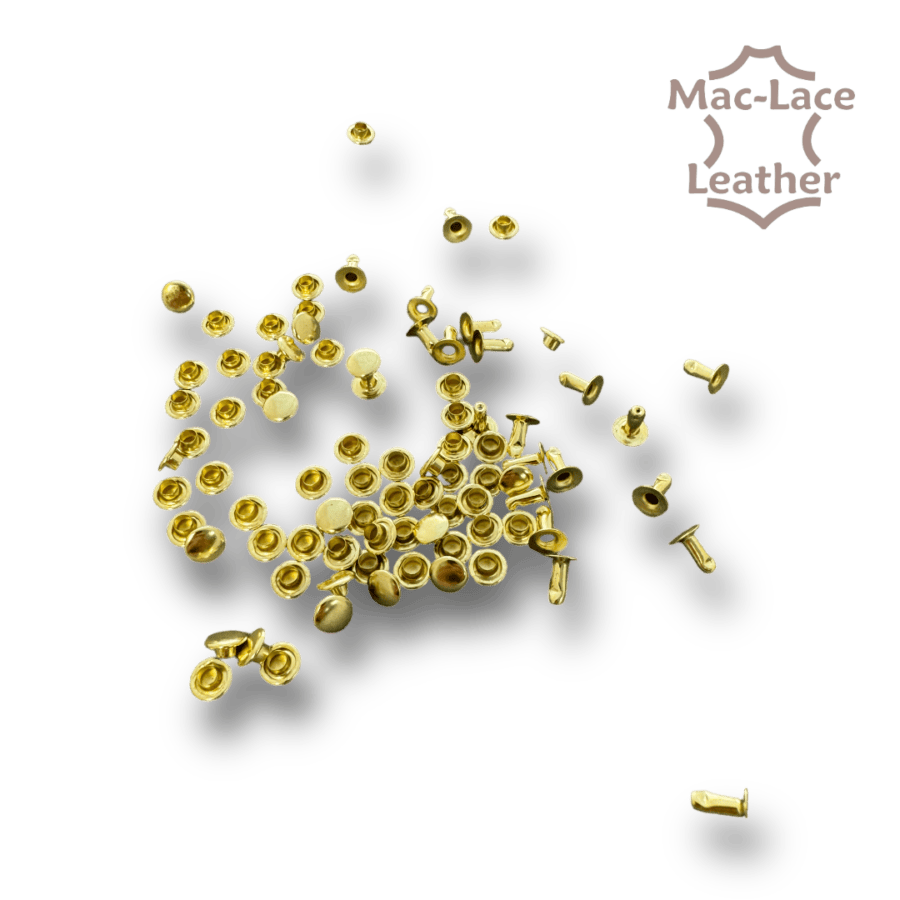 Single-Cap Rivet 8mm Brass Pack of 2000