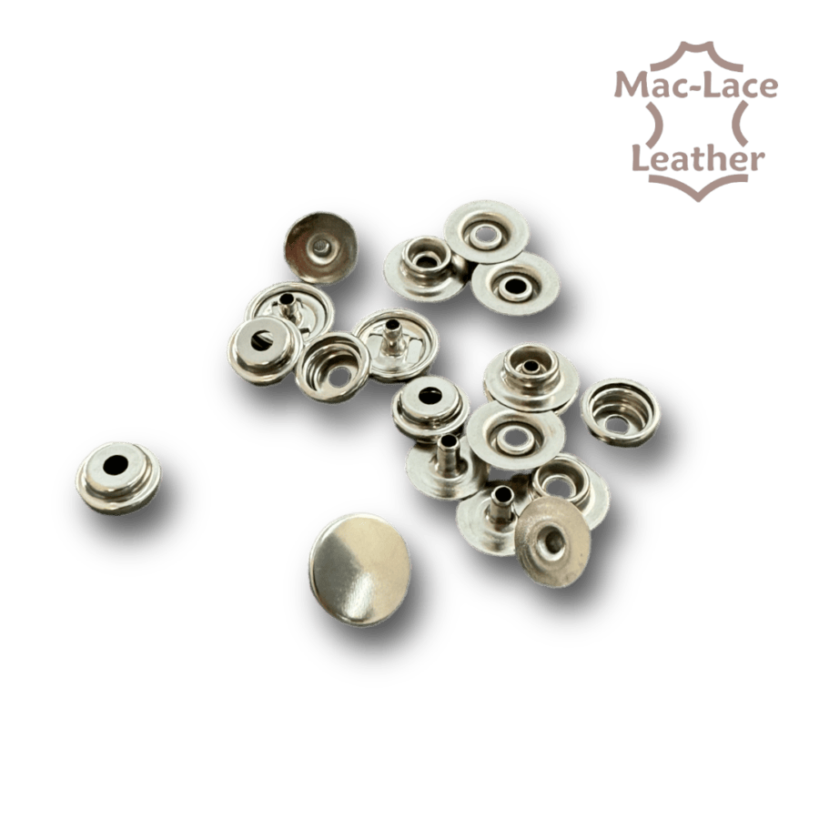 Small Press Studs Nickel Pack of 10
