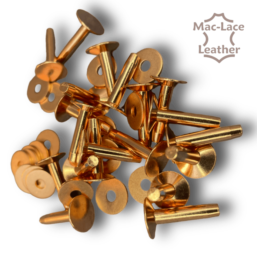Copper Rivets 8-Gauge 16mm Pk of 20