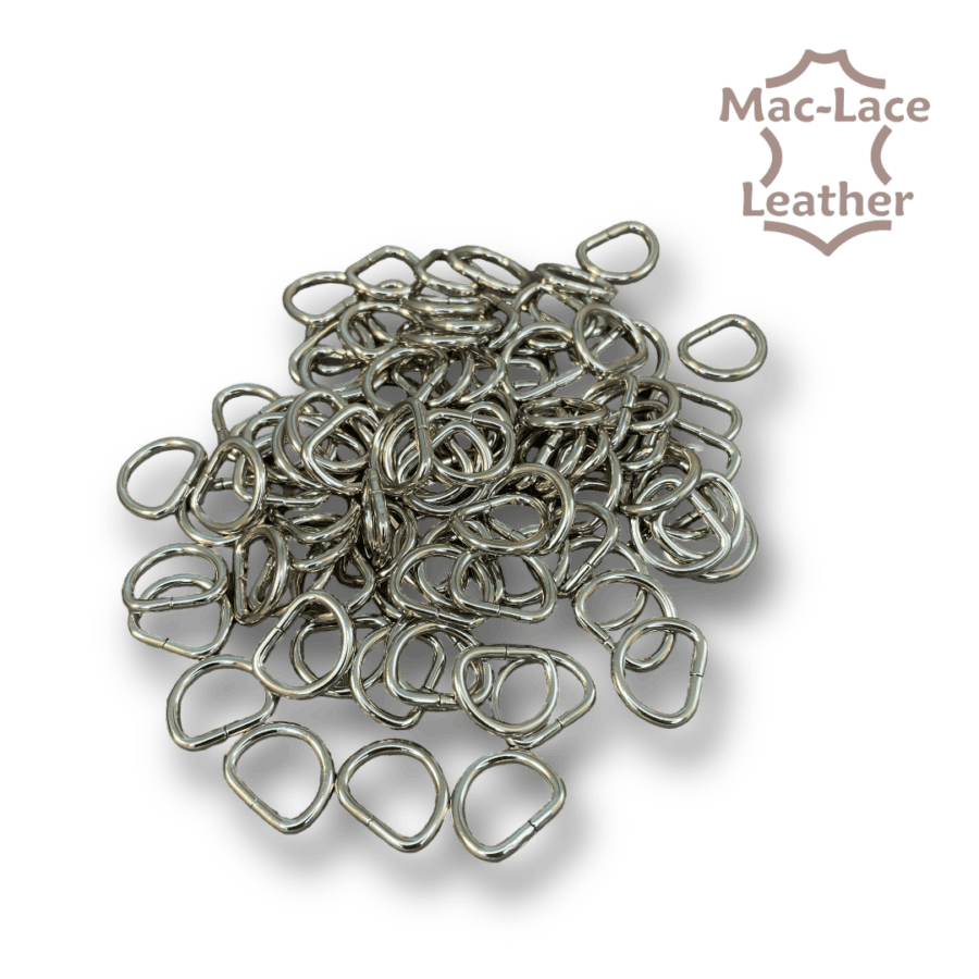 13mm Non-Welded Nickel D-Rings