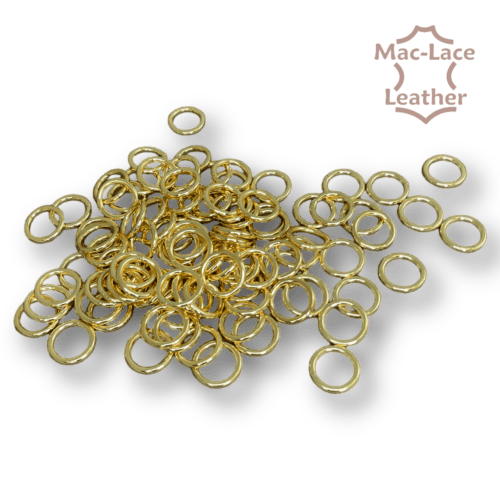 13mm non-welded Gold Rings Pack of 100
