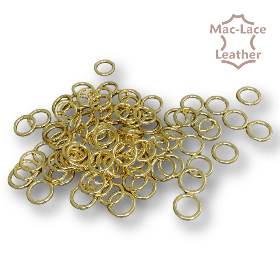 13mm non-welded Gold Rings Pack of 100