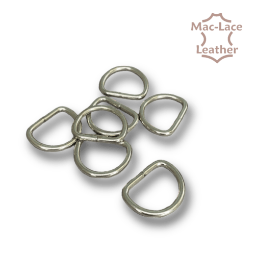 Non-Welded 13mm Gold D-Rings Pack of 10