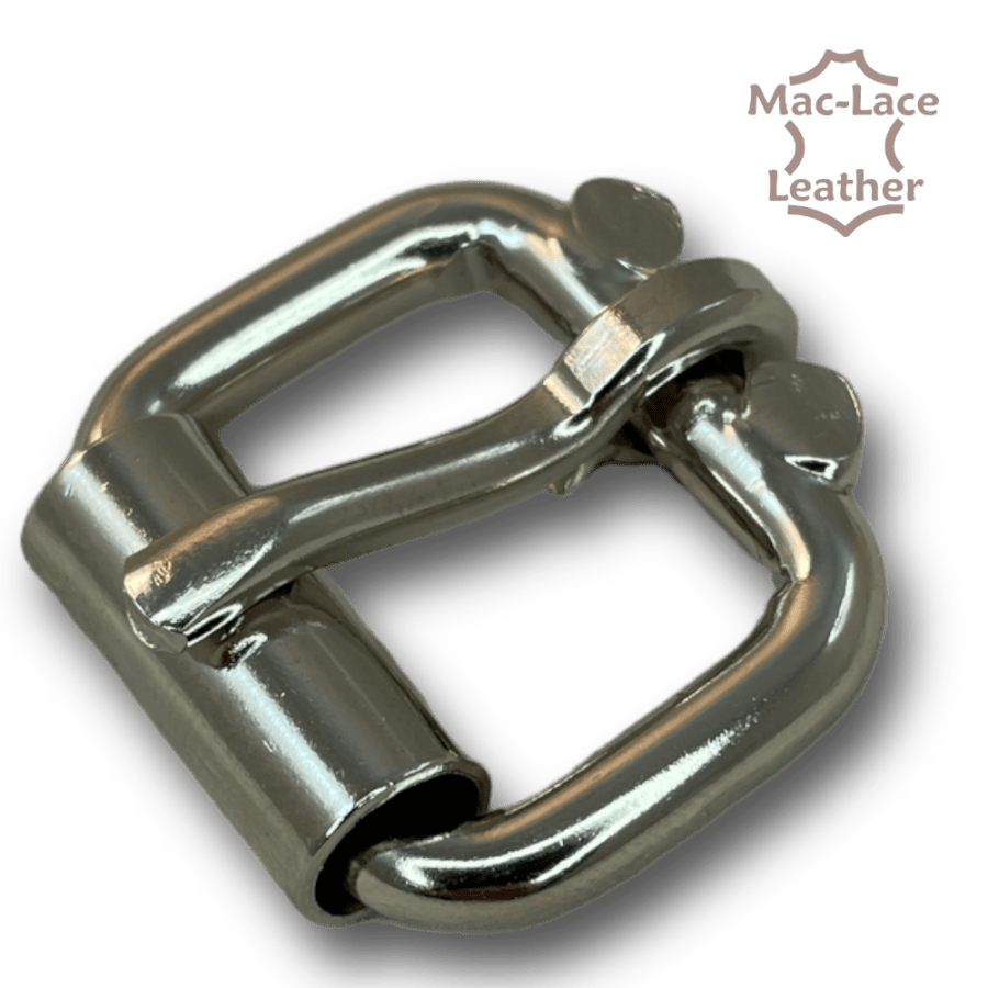 Barrel Roller Buckle 50mm - Nickel