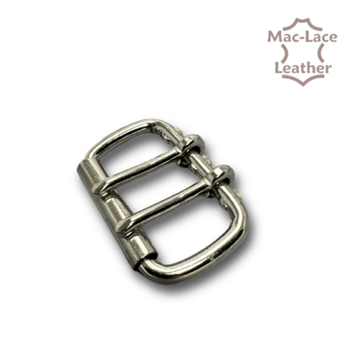 50mm Barrel Roller Double Tongue Buckle Nickel