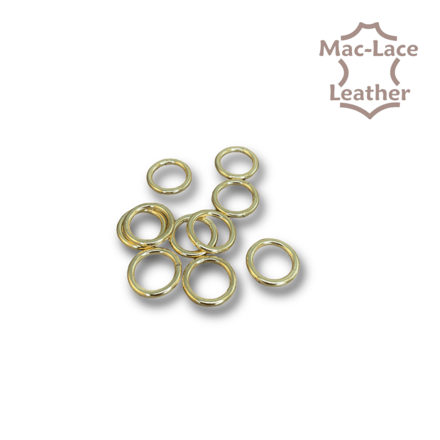 Non-Welded 13mm Gold-Rings Pack of 10