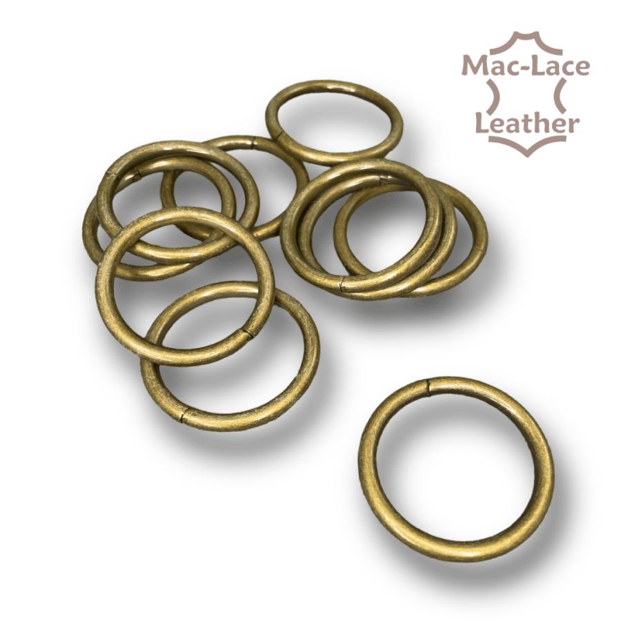 Non-Welded 32mm Antique Rings Pack of 10