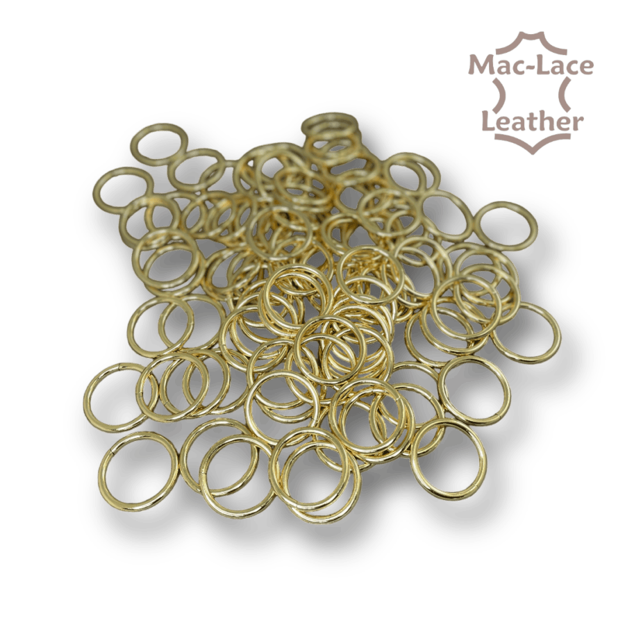 Non-Welded 32mm Gold Rings Pack of 100