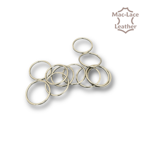 Non-Welded 38mm Nickel Rings Pack of 10