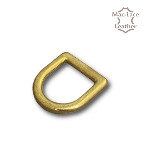 Solid Brass 20mm D-ring
