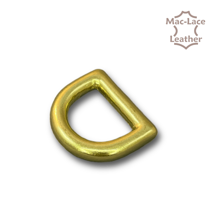 Solid Brass 16mm D-ring