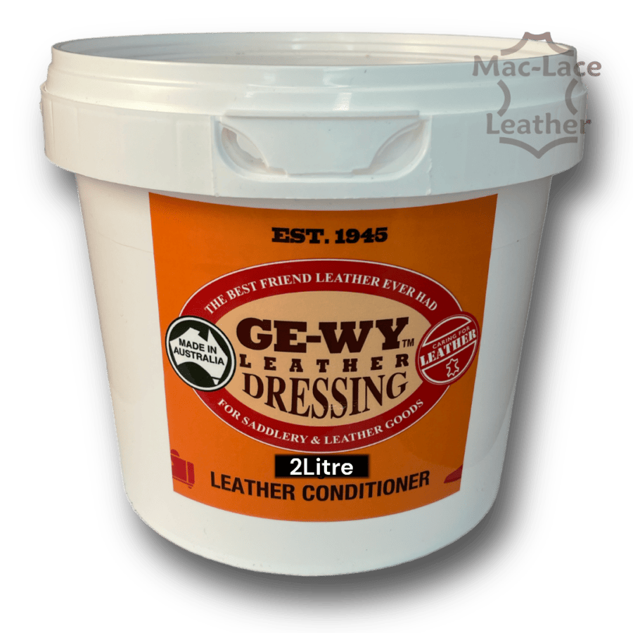 Ge-Wy Leather Dressing 2-Litre made in Australia
