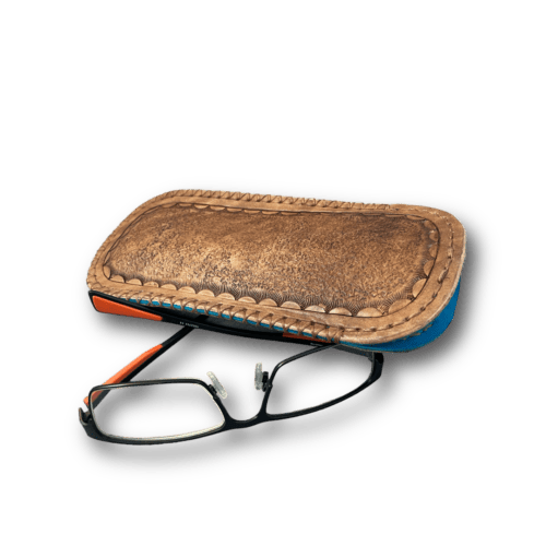 Leather Precut Eyeglasses Case