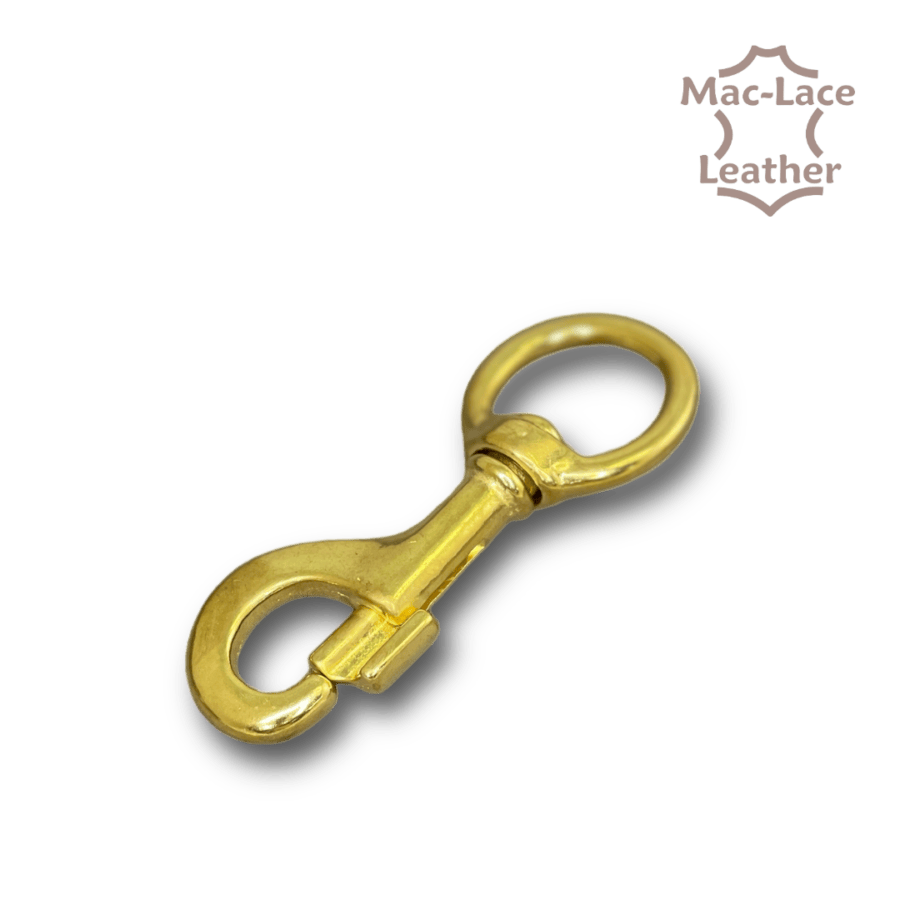Swivel-Snap Regular 20mm Round Solid Brass