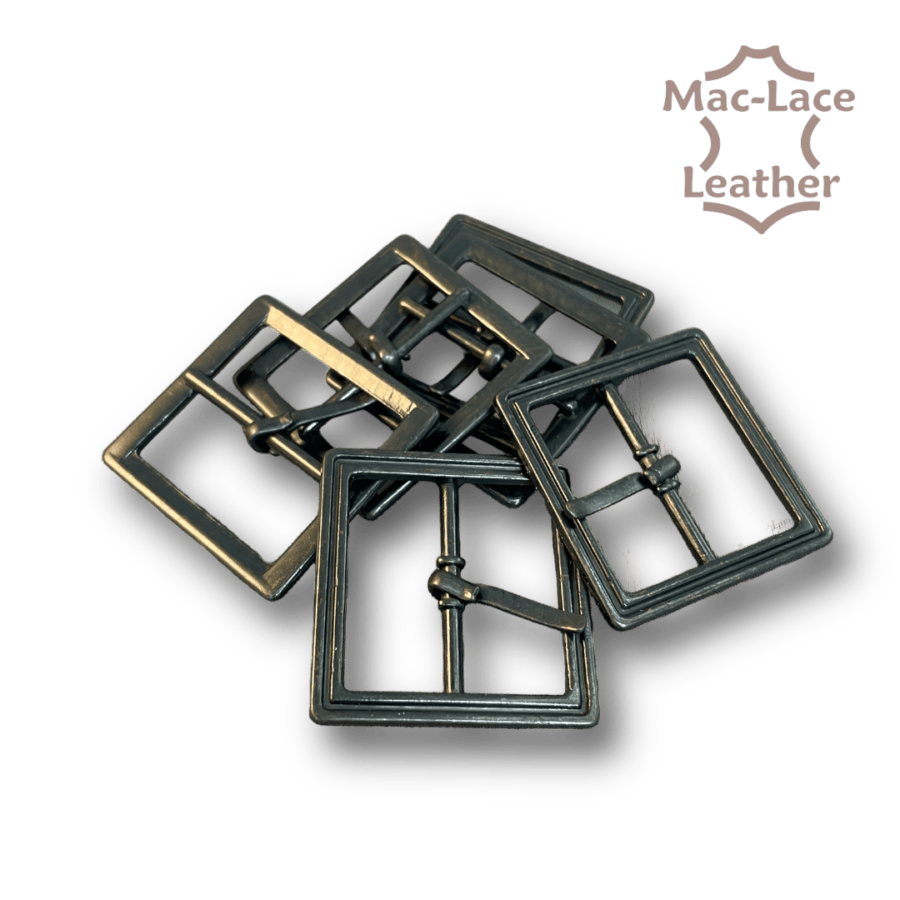 25mm Buckles Pack of 6-Antique.
