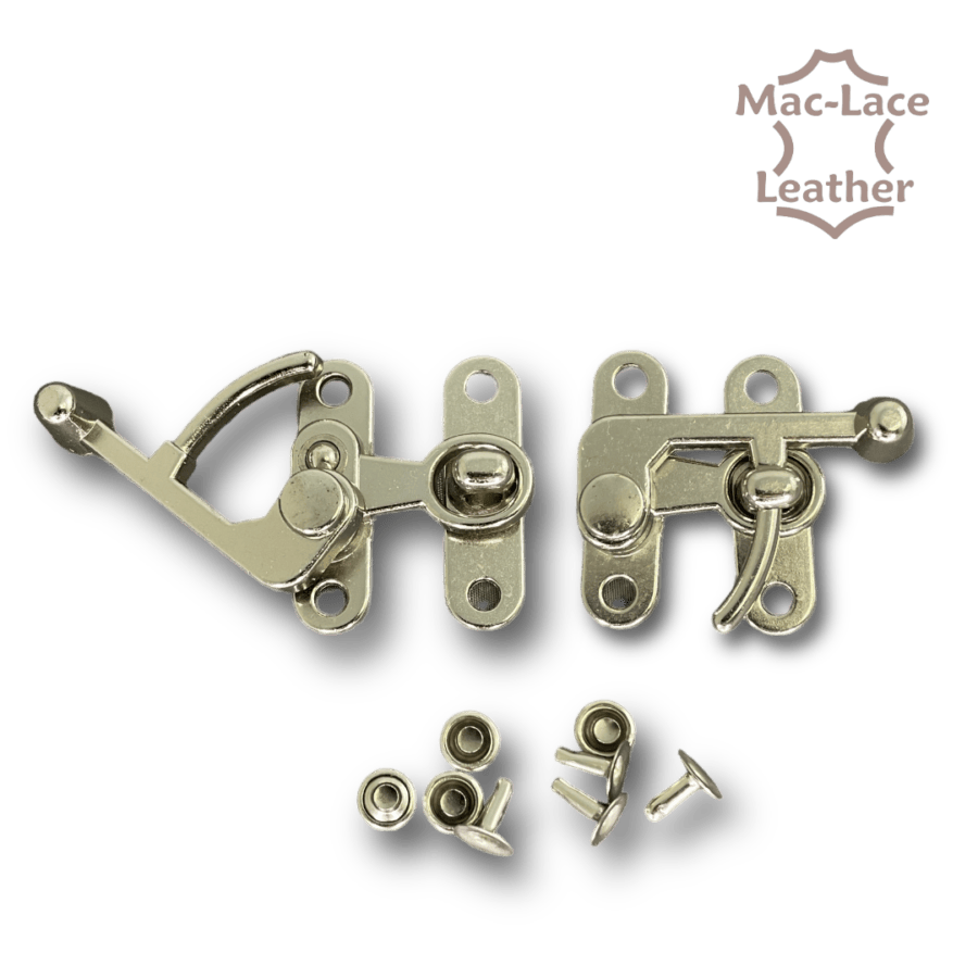Bag-Clip Swing Lock Nickel-Plated