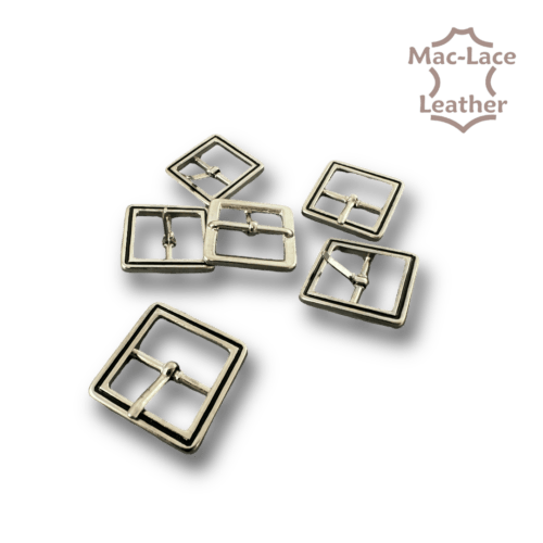 Small 21mm Nickel Buckles Pack of 6