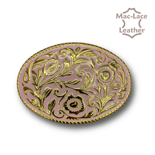 Trophy Buckle Purple-Floral 38mm