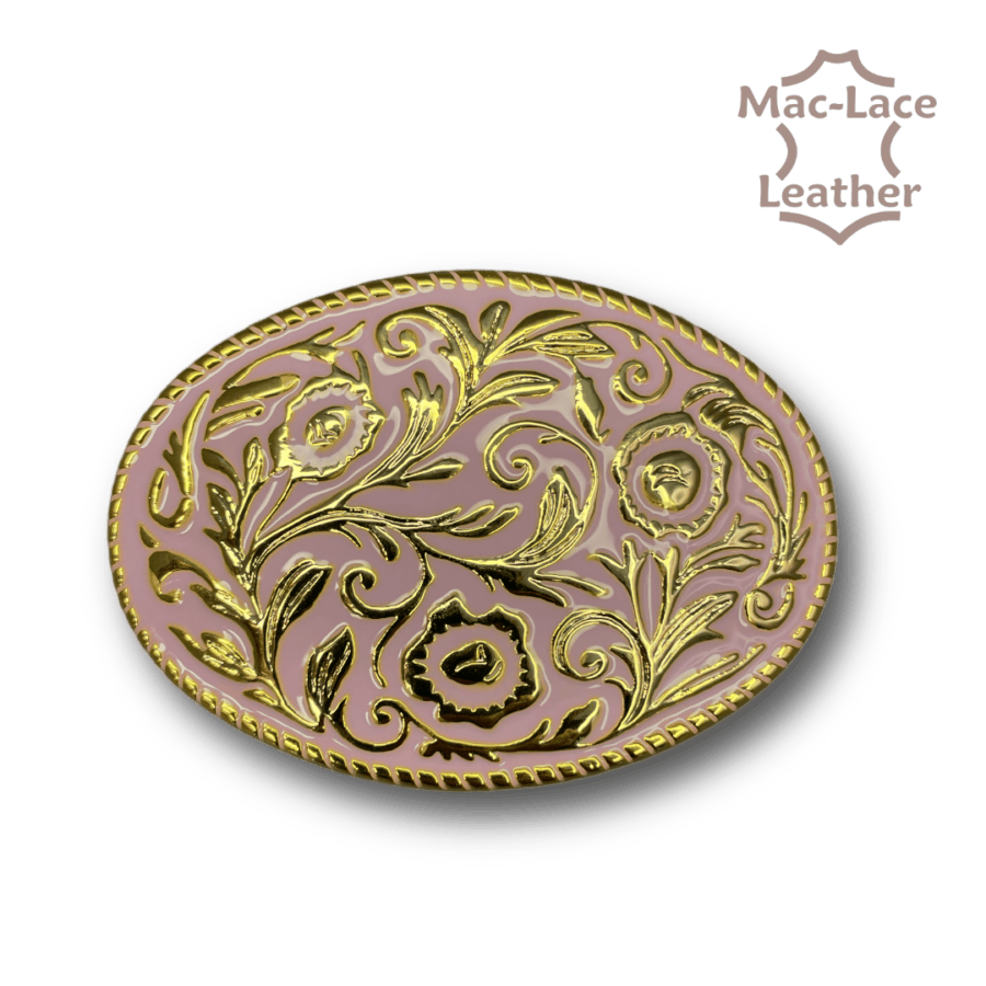 Trophy Buckle Purple-Floral 38mm