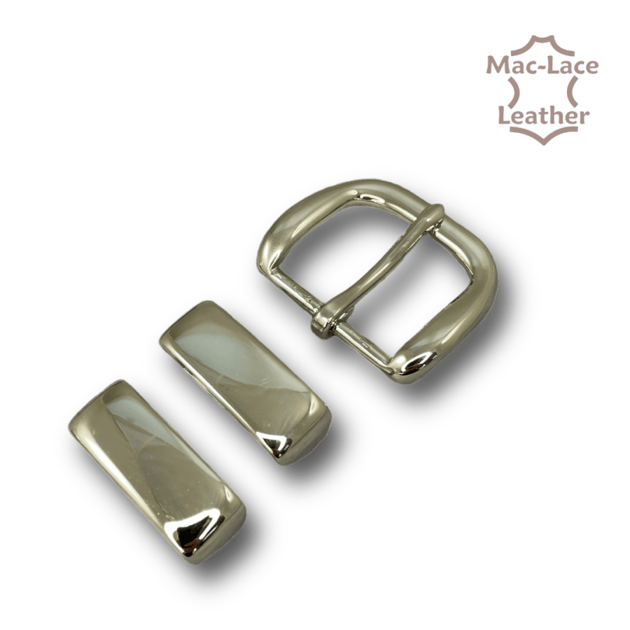Buckle Set with Two-Keepers Nickel 32mm