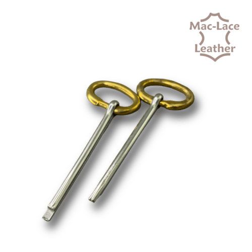 Fall Down Staples Brass Pack of 2
