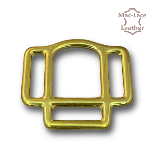 HALTER SQUARE Brass 25mm 3-Loop