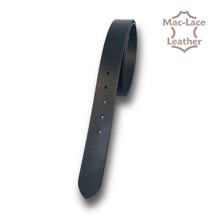 Leather Belt 38mm Black - Long