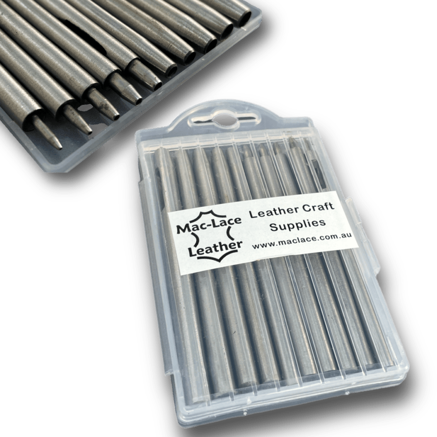Hole Punch Set 10 Pieces 0.5 mm - 5 mm
