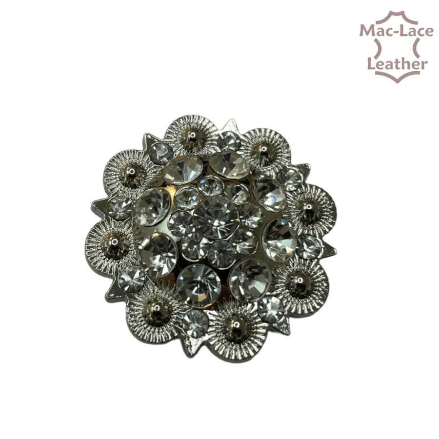 Round Silver Concho