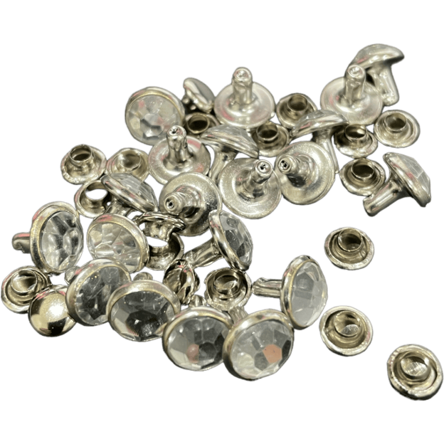 Crystal Rivet Pk 20 Diamond
