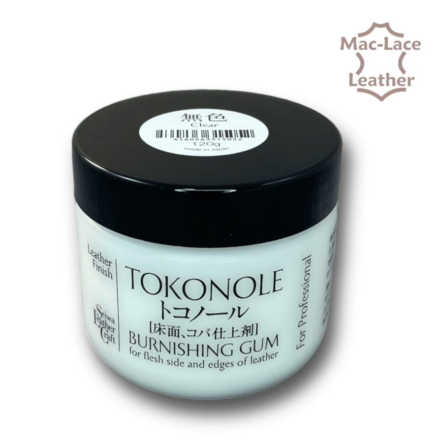 Tokonole Leather Finish Burnishing-Gum Clear 120g