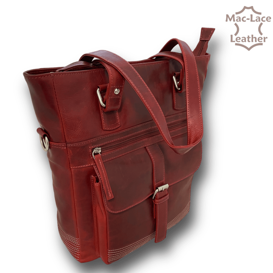 Leather Vintage Carry Handbag